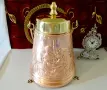 Меден каминен съд за въглища,дърва,картина Рембранд. , снимка 3