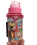 Цветна детска бутилка за вода с вградена сламка, снимка 6