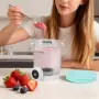 Нови Контейнери за Ninja Creami Swirl NC700 NC701EU 4 броя с цветни капаци за сладолед, снимка 5