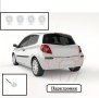 Парктроник за кола с бели датчици,Parking sensor с 4 бели сензора и дисплей, цвят бял датчик/ сензор, снимка 1