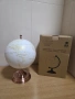 Чисто нов глобус Exerz 20cm в бяло и златисто, модел Metallic Golden World Globe. , снимка 1