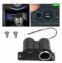 PАЗКЛОНИТЕЛ ЗАПАЛКА 12/24V едно гнездо 2 usb, снимка 3