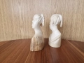 Статуетки от слонова кост 13 см. 535 гр. Разпродажба, снимка 4