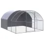 vidaXL Птичарник на открито, 3x4x2 м, поцинкована стомана（SKU: 3095473）, снимка 1