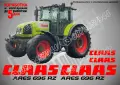 CLAAS земеделска механизация стикери, снимка 17