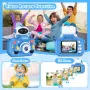 Детска камера GREENKINDER, 2,0 инча, 1080P HD с 32GB карта, за деца на възраст 3-12 години, синя, снимка 4