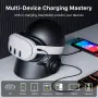 Зарядна станция Aubika VR CyberCore Lite 45W за Meta Quest 3/3S, Vision Pro, Pico, снимка 8