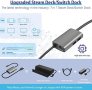 Нова Докинг станция за Steam Deck Nintendo Switch с HDMI 2.0, 3 USB-A, снимка 3