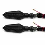 Комплект 12V LED мигачи с по 12 диода 2 броя, снимка 2