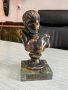 Гръцка скулптура / фигура / бюст от бронз на Хермес. №3889, снимка 1