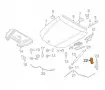 Дръжка за отваряне на преден капак BMW X3 F25 2010-,X4 F26 2013-, снимка 5