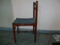 Дървен трапезен стол, снимка 3