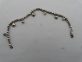  Сребърна гривна - 4 , снимка 1