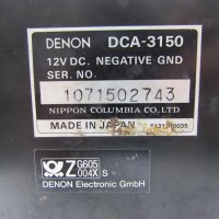  Аудио усилвател  "DENON DCA-3150"/ усилвател за автомобил, снимка 4 - Части - 40347757
