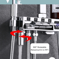Душ система с термостат и дисплей, снимка 4 - Други стоки за дома - 44777965