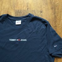 Tommy Hilfiger T-Shirt blue - страхотна дамска тениска, снимка 3 - Тениски - 40738624