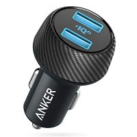 Anker бързо зарядно за кола 30W Dual USB, PowerDrive Speed ​​2 с PowerIQ 2.0, снимка 1 - Зарядни за кола - 42351564