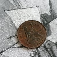 Монета - Великобритания - 1 пени | 1945г., снимка 1 - Нумизматика и бонистика - 42063327