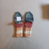 Ръчно плетенидетски чорапи, ходило 14 см., снимка 1 - Чорапи - 41773464