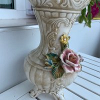 Порцеланова ваза Capodimonte, снимка 2 - Антикварни и старинни предмети - 41348180