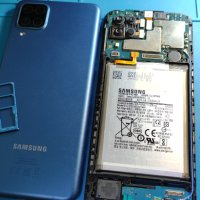 Samsung a12 A127 части основна платка батерия блок захранване заден капак слушалка, снимка 3 - Резервни части за телефони - 41384047