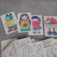 Стари детски карти за игра #8, снимка 6 - Други игри - 42638538