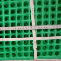 Пластмасови подови решетки за клетки за зайци, Дъна 59х59 см, Комплект 10 броя, снимка 8 - За гризачи - 42652412