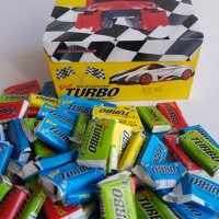 Кутия дъвки TURBO 94бр., снимка 3 - Колекции - 44337077