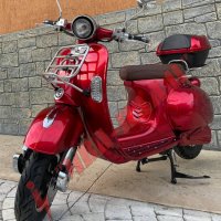 Електрически скутер тип VESPA 4000W 20Ah/72V+документи за регистрация+БЕЗ ключово палене+LCD дисплей, снимка 1 - Мотоциклети и мототехника - 34447368