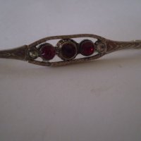 Старинна брошка игла  за вратовръзка за шал, снимка 7 - Антикварни и старинни предмети - 34853250