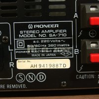 УСИЛВАТЕЛ  Pioneer sa-710 , снимка 10 - Ресийвъри, усилватели, смесителни пултове - 34087818