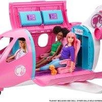 Barbie Барби на път самолет с пилот кукла Barbie и 15 аксесоара, снимка 3 - Кукли - 41506297