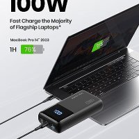 Ново Преносимо бързо зарядно устройство 100W Power Bank батерия банка, снимка 2 - Оригинални батерии - 41959257