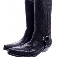 BUFFALO - нови черни кафяви каубойски байкърски кожени ботуши разни номера, снимка 7 - Дамски ботуши - 35017496