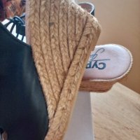 Дамски сандали тип еспадрили - естествена кожа , снимка 5 - Сандали - 41271000