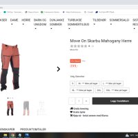 Move On Skarbu Mahogany Stertch Trouser за лов и туризъм размер L еластичен панталон - 386, снимка 2 - Панталони - 41230231