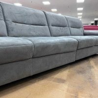 Сив диван от плат четворка  "PP-HS10002", снимка 5 - Дивани и мека мебел - 39971755