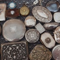 Лот от сребърни кутийки и др. артикули/сребро 800-925/, снимка 9 - Антикварни и старинни предмети - 41488092