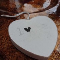 дървено ретро сърце Любов от Финландия, снимка 3 - Декорация за дома - 41836637