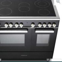 Полупрофесионална електрическа стъклокерамична готварска печка Kenwood CK418SL 90 см Размери 900 x 9, снимка 3 - Печки, фурни - 41334047
