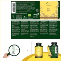 Органично масло от семена на чиа Vegavero Веган Омега 3 6 9 капсули , снимка 6 - Хранителни добавки - 41566240