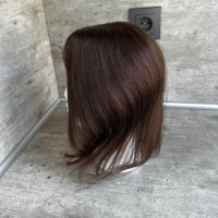 Дамско тупе💯 Човешка коса Шоколад, снимка 12 - Аксесоари за коса - 41460573