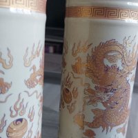 Комплект виетнамски порцеланови вази, снимка 3 - Колекции - 40975902