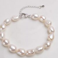 Комплект от естествени перли и сребро , снимка 4 - Бижутерийни комплекти - 35809328