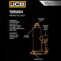 ГАРАНЦИЯ Професионален Хидравличен крик 10 ТОНА JCB, тип бутилка, 10т, снимка 5 - Други инструменти - 44729955