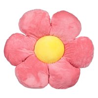 Декоративна възглавница цвете, Розова, 36x36x8см, снимка 3 - Възглавници - 40481019