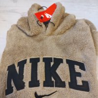 Нова дебела топла плюшена блуза Nike, снимка 5 - Спортни дрехи, екипи - 42576304