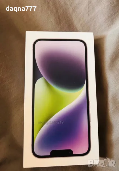 Само кутия от Айфон 14 Пърпъл 256 GB, снимка 1
