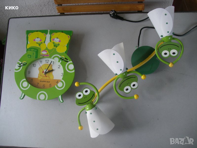 Комплект за детска стая полилеи и часовник ., снимка 1