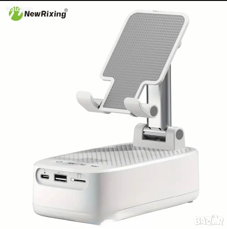 Поставка за телефон с безжична колонка, снимка 1